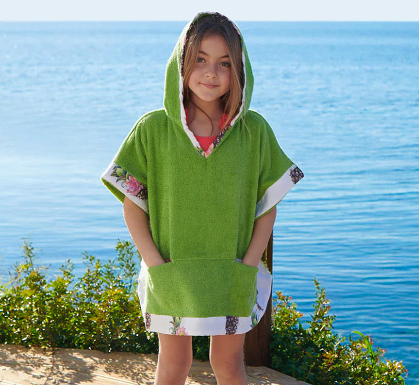 Kid's hooded Poncho towel - Cocktails And Dreams