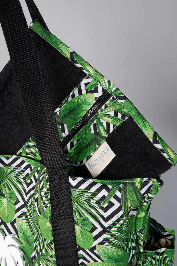 Double Zipper Waterproof Pouch - Tropical Vibes